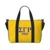 Sigma Gamma Rho 1922 Print Travel Duffel Bags Waterproof Foldable Overnight Bag with Shoulder Strap Unisex Sports Gym Yoga Bag