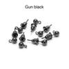 20-50pcs/lot 3/4/5/6mm Pin Findings Stud Earring Basic Pins Stoppers Connector For DIY Jewelry Making Accessories Supplies