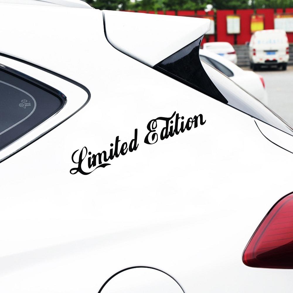 Styling Waterproof Reflective Car Accessories Window Limited Edition Car Stickers Auto-styling