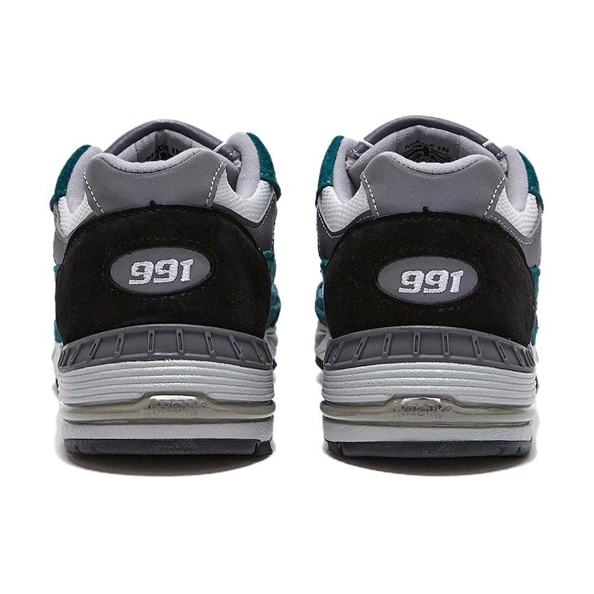 New Balance Nb 991 Удобные Универсальные Амортизирующие Прочные Низкие Повседневные Кроссовки для Бега Женские кроссовки Белый Зеленый W991TLK