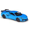 Welly 1/24 Chevrolet 2023 Corvette Z06 Металлическая Миниатюрная Модель Автомобиля Литье под Давлением Металл Статическая Коллекция Детская Игрушечная Машина Транспортные Средства Подарки