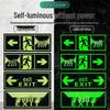 Self-Luminous Safety Exit Floor Decal