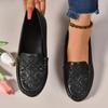 2025 Fashion Women's Shoes Slip On Women's Flats Hot Sale Embroidery Casual Flat Shoes New Plus Size Solid Flat Low Heelszapatos