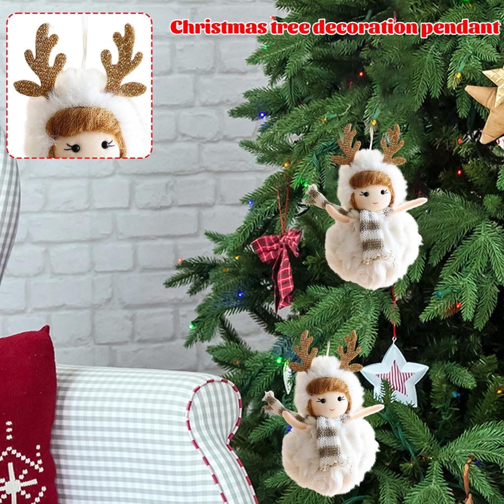 Подвеска для украшения елки Маленькая подвеска Рождественское украшение Кукла Маленькая подвеска