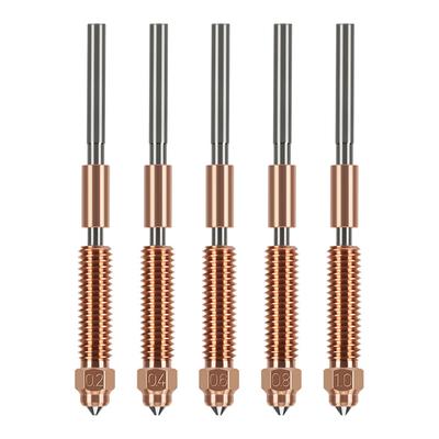 Быстросменное сопло 0,2/0,4/0,6/0,8/1 мм Высокоскоростное печатное сопло Высокотемпературное сопло для 3D-принтеров Creality K1C