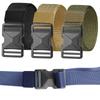 Men’s Quick-Release - Belt – Imitation Nylon Military Belt, Adjustable Outdoor, EDC, and Multi-Functional Waist Belt