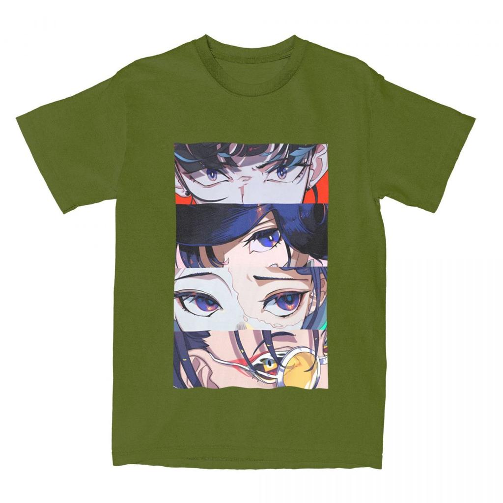 Men's Hip-hop Ado Singer T-Shirts Kyogen Album Merch 100 Cotton Tops Short Sleeves T Shirt Crew Neck Harajuku Custom Logo Tshirt