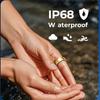 Новое умное кольцо Мониторинг здоровья Пульс Кислород в крови Монитор сна IP68 Водонепроницаемое Шагомер Кольцо Спортивное отслеживание Smartring