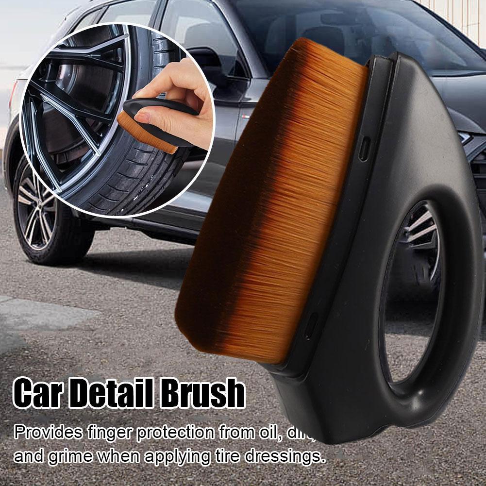 Car Tire Brush Dust Removal Artifact Brush High Density Portable Car Brush Car Cleaning Tools Accessories