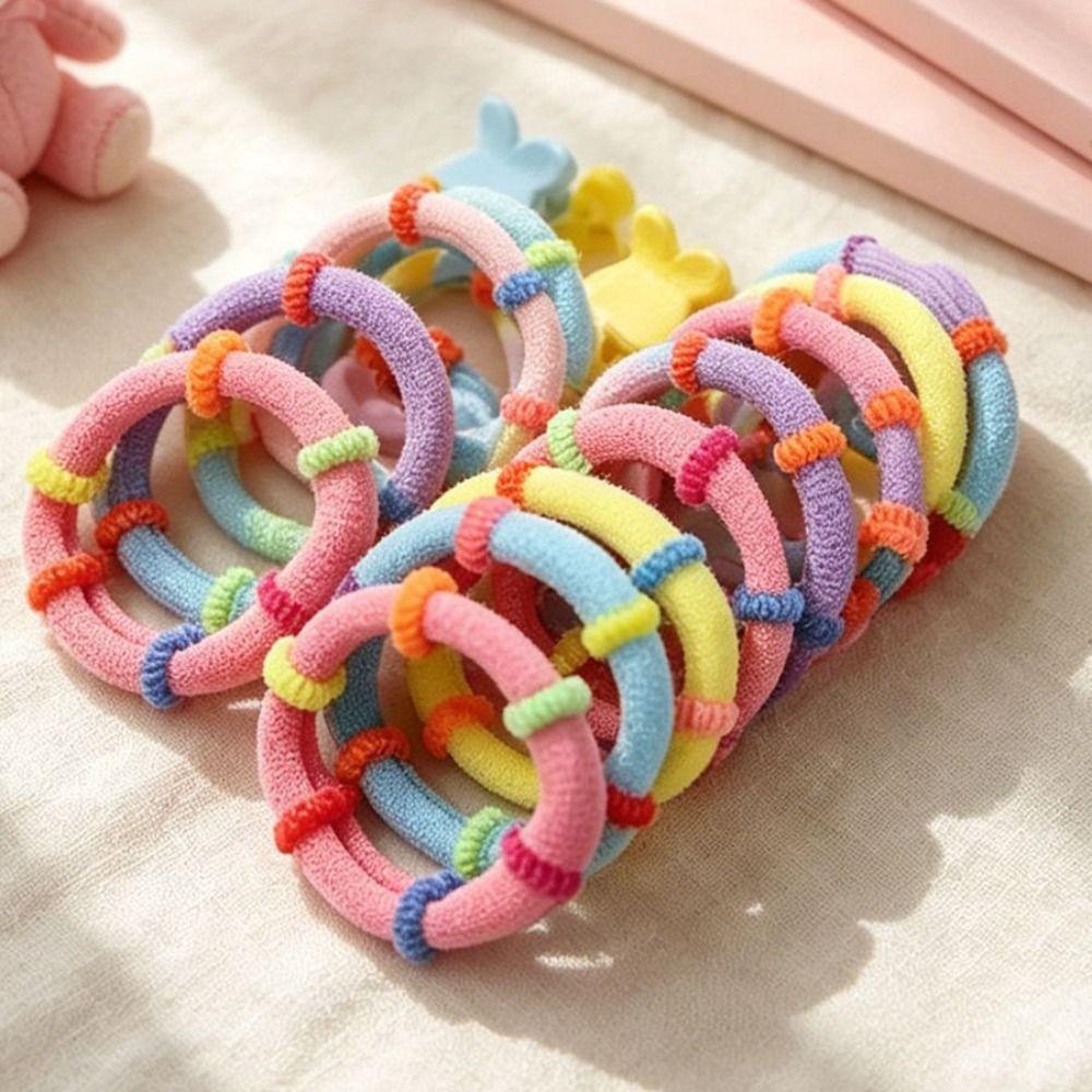 875Pcs Colorful Kids Hair Accessories Set Sweet Hair Clips Elastics Ponytail Holders For Girls