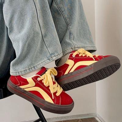 Ретро кеды женские весенне-осенние новые универсальные нишевого дизайна повседневные парусиновые туфли