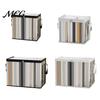 Stationery Storage Bag Clothes Bag, Transparent Large Capacity Book Organizer, with Zipper Desktop Solution And Handle Design, Portable for