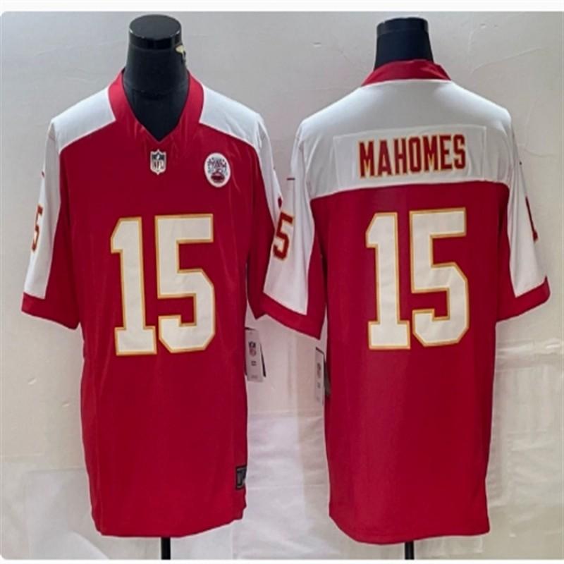 Kansas City Chiefs Mahomes Kelce Football Jersey Mens Sports Cotton Game