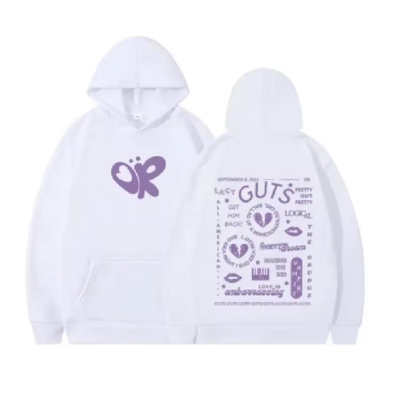 Sour Guts Vampire Hoodie Мужская и женская одежда Модные винтажные толстовки с капюшоном Harajuku Hip Hop Oversize Hoodies Streetwear