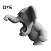 Ревущая в гневе фигурка животного, напечатанная на 3D-принтере, собака, кролик, акула, статуя слона, скульптура, домашний офис, книжная полка, украшение для рабочего стола, орнамент