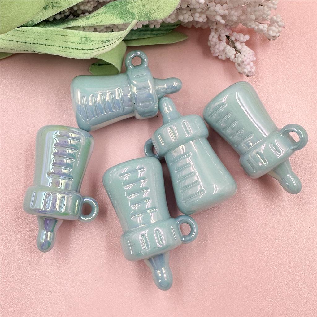 Модные свободные бусины DIY 5 шт. Материал ручной работы Аксессуары для ювелирных изделий для поделок Кормящая бутылочка 20,8*33,7 мм Подвески