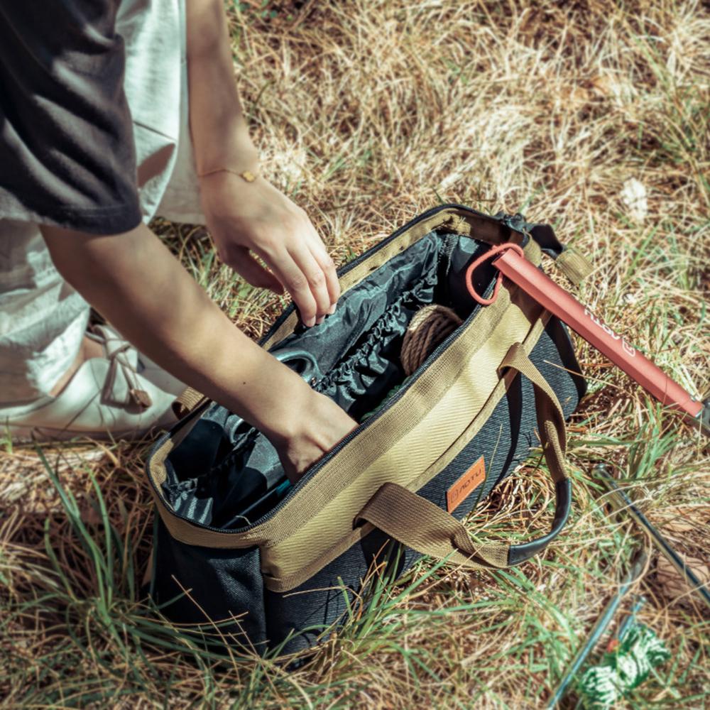 Tent Stake Storage Bag Camping Gear Duffel Bag Waterproof Outdoor Camping Backpacking Tent Peg