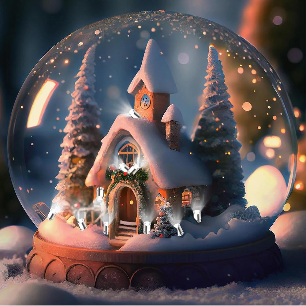 10 шт. Микро Мини Светодиодных Огней Подходят для Украшения Кукольных Домиков, DIY Поделок