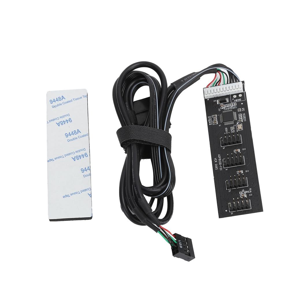 Hub Computer Mainboard USB2.0 9PIN To 4 Port 9PIN Interface Adapter Card Expansion HUB