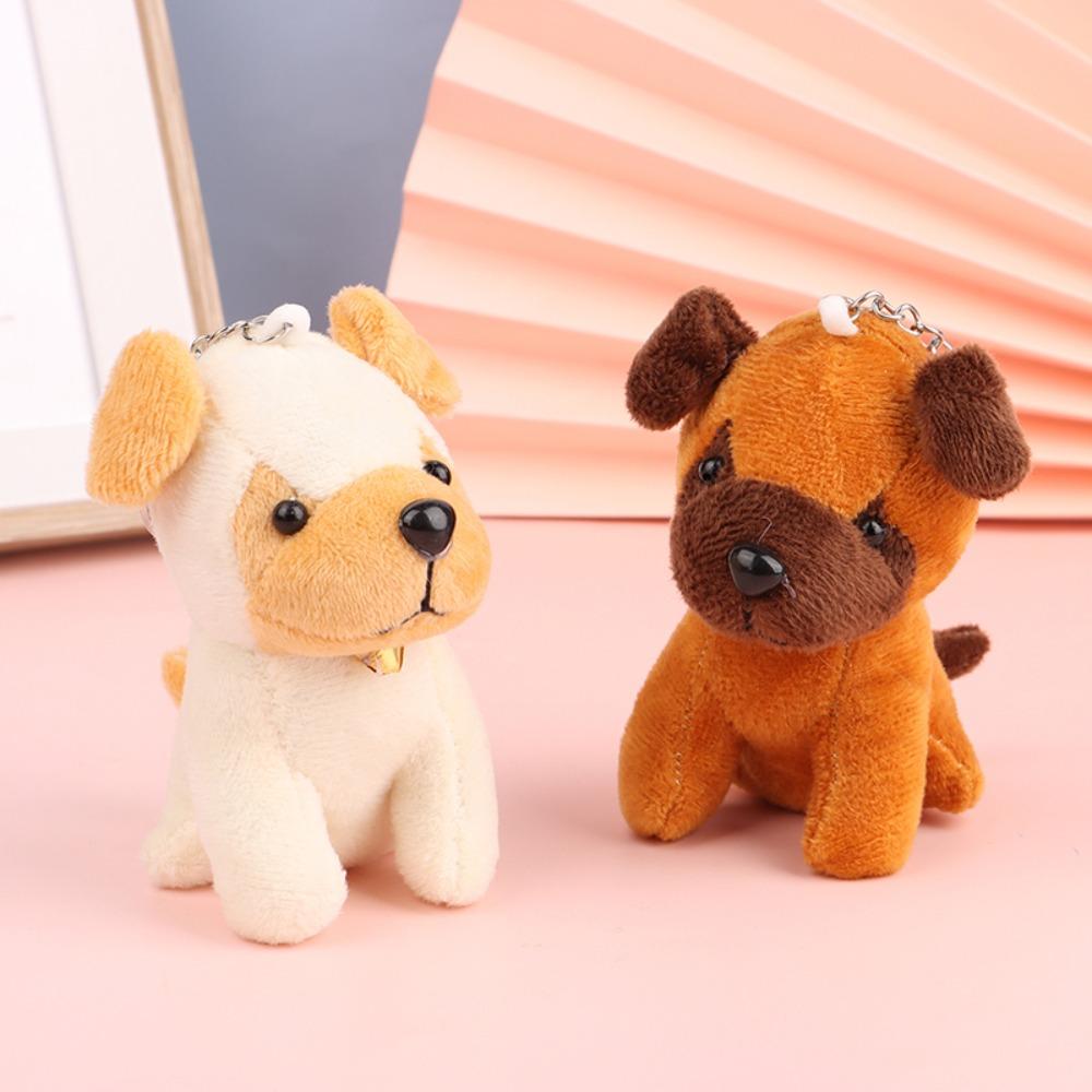 Cartoon Wolfhound Plush Toy Keychain Plush Doll Wolf Dog Stuffed Doll Key Ring Kid Gifts
