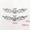 Retro Silver Bat Pendant for Halloween Jewelry DIY