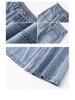 New Autumn Women's Mid-Low Waist Wide Leg Slimming Flared Jeans