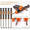 Yamachi Torx Screwdriver Set (T3, T4, T5, T6, T7, T8, T9, T10), Hexagonal Hexalobular Screwdriver Set with Magnet, Precision Screwdriver for iMac, Mac