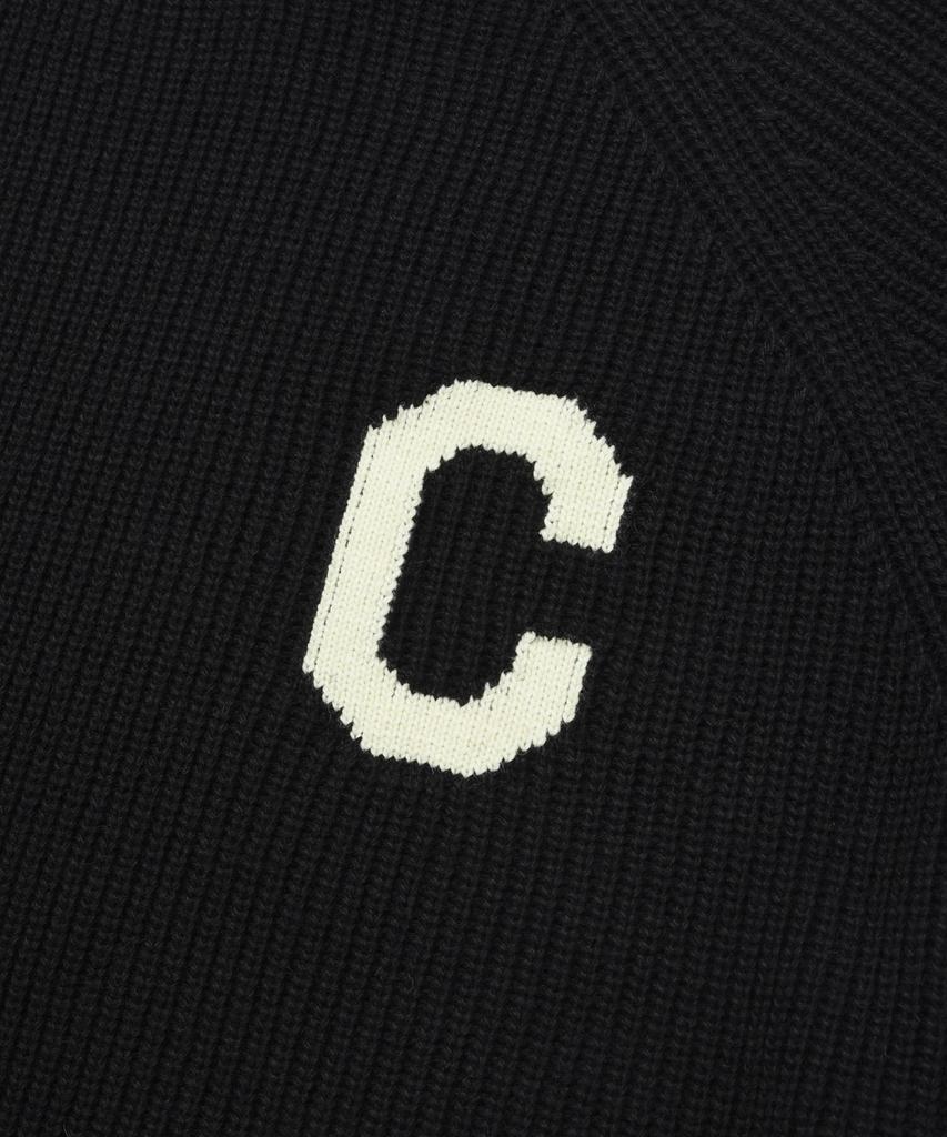 COVERNAT Middle C Logo Crewneck Knit Black