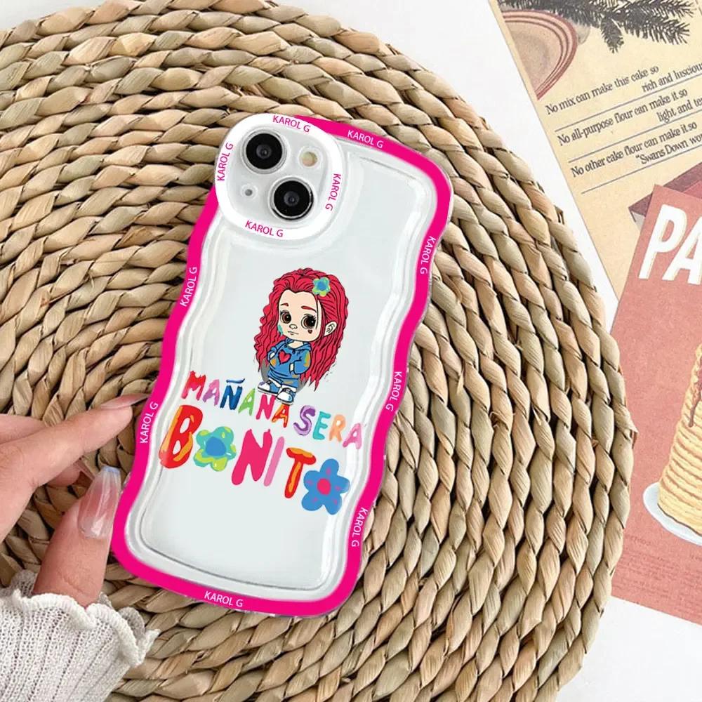 Karol G Manana Sera Bonito Phone Case For IPhone 15 13 12 12 14 Pro XS MAX Mini X XR SE2 7 Plus Soft Silicon Transparent Cover