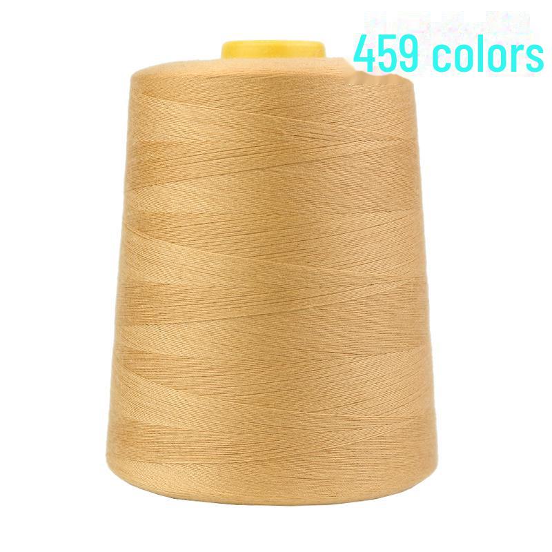 402 High-Speed Polyester Sewing Thread, 8000 Yards, Black & White for Industrial Sewing Machines