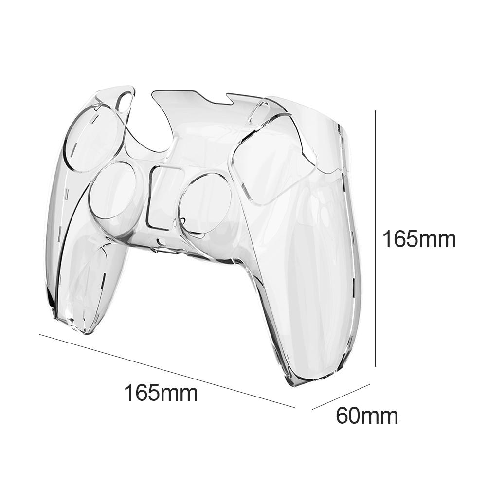 Transparent Protector Case For PS5 Gamepad Controller Case DualSense Controller Clear PC Shell Ultra Slim Controller Shell