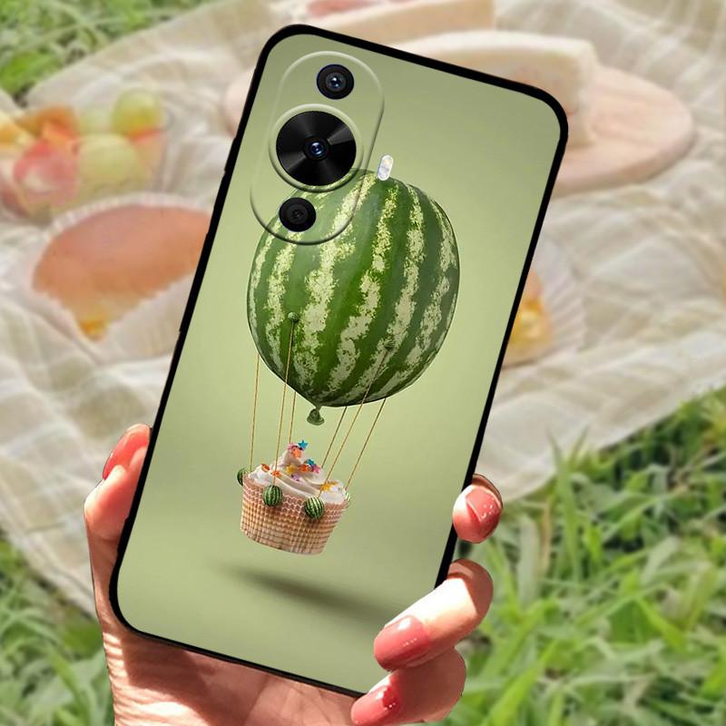Для Huawei nova 12s Чехол Защитный Силиконовый Мягкий Черный Бампер Funda Coque для Huawei nova 12s Защитная Задняя Панель Телефона