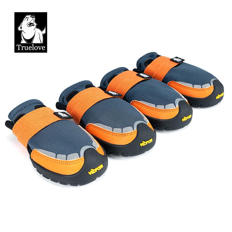 Truelove Обувь для животных Подошва Vibram Светоотражающая Прочная Противоскользящая Мягкая Сетка Нейлон Удобная Для улицы НОВИНКА 2/4 шт. Тренировочная TLS4862
