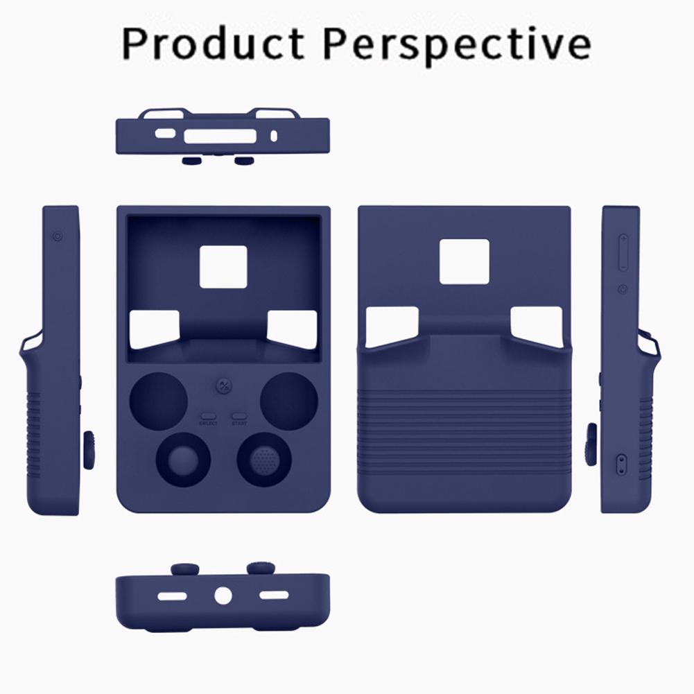 Ретро-кейс для портативной игровой консоли ANBERNIC RG477V - Полностью облегающий мягкий силиконовый ударопрочный защитный аксессуар