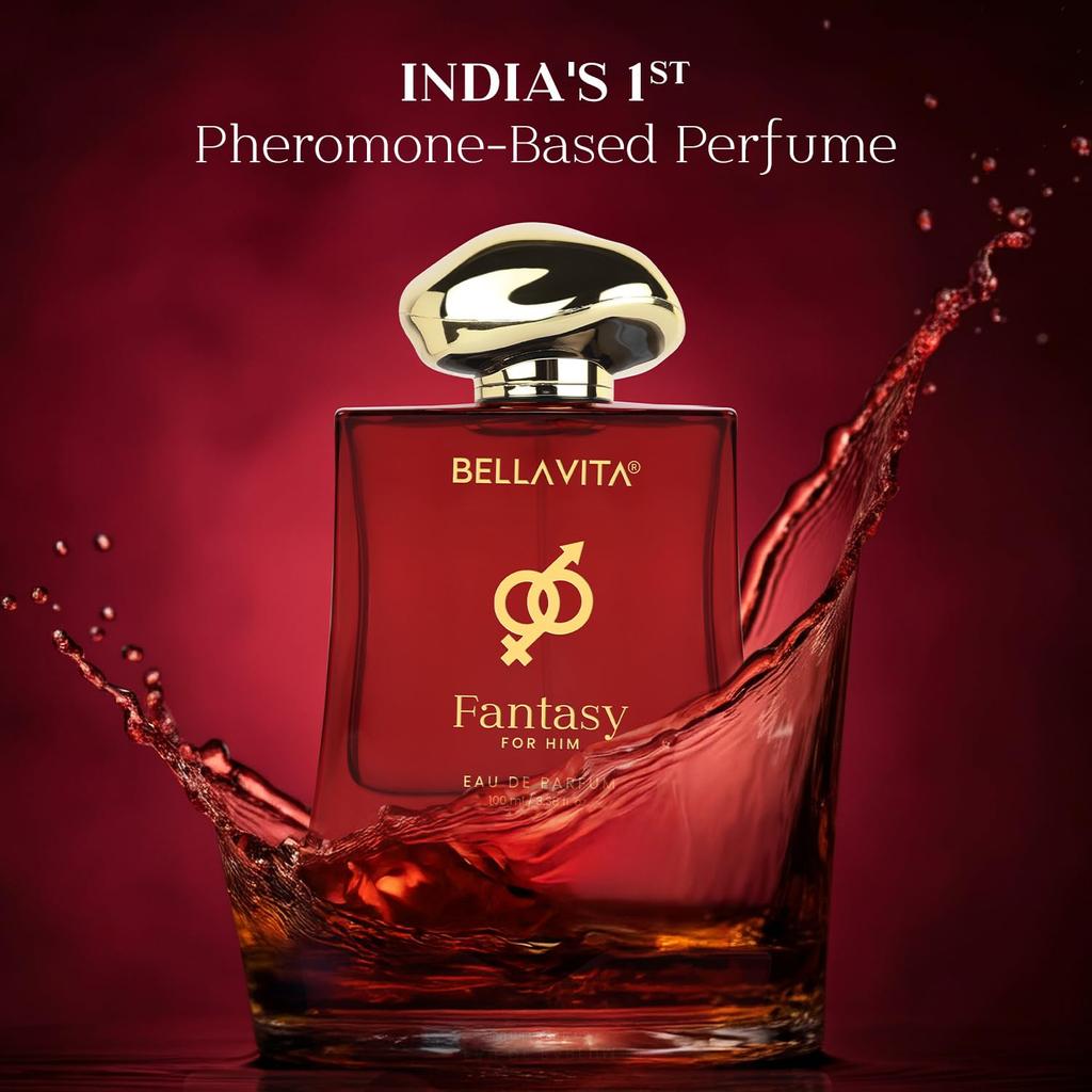 Mood Collection Fantasy Eau De Parfum для него с яблоком, корицей, мускусом и ванилью | Премиум, стойкий аромат духов для мужчин, 100 мл