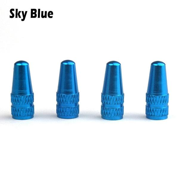 4 шт. колпачки для клапанов Presta для велосипеда, пылезащитный чехол, прочный алюминиевый сплав для горного велосипеда, аксессуары для велосипеда