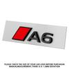 3D Цифры Буквы RS A3 A4 A5 A6 A7 A8 Значок Для Автомобиля Audi Крыло Багажник Задний Логотип Наклейка Черный/Серебристый Стайлинг Декоративные Аксессуары