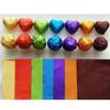 100 Pcs / Lot 3.15 "x 3.15" Candy Muti-color Sewing Baking Aluminum Foil Package Paper Chocolate