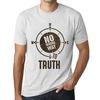 Мужская винтажная футболка Футболка с рисунком No Wrong Way Truth Vintage White