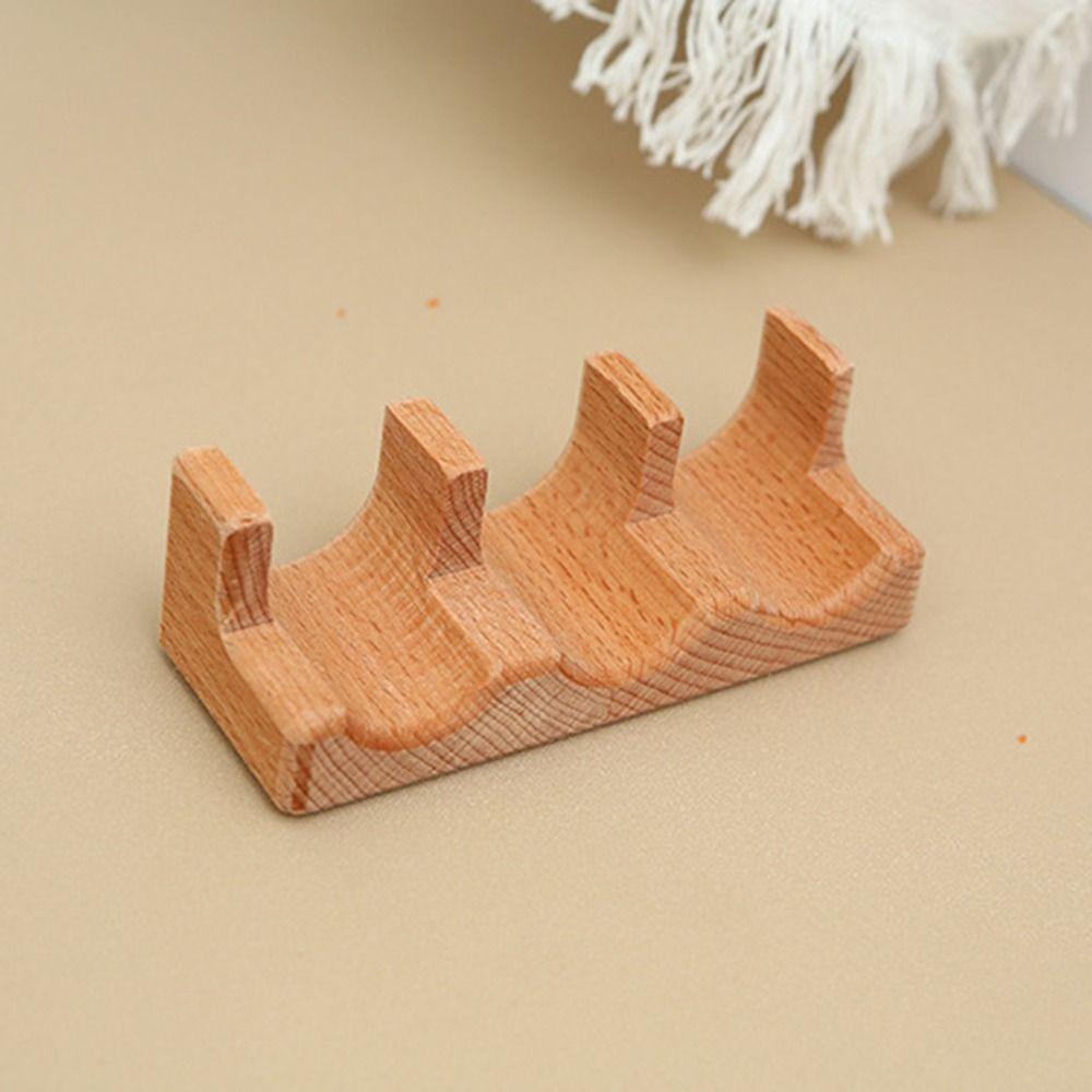 Japanese Style Wooden Sushi Rack 1/2/3/4/5 Slots Sushi Maker Holder Sushi Serving Tray Store
