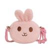 Children's Cute Plush Rabbit Crossbody Bag: Fashionable Coin Purse for Baby Girls