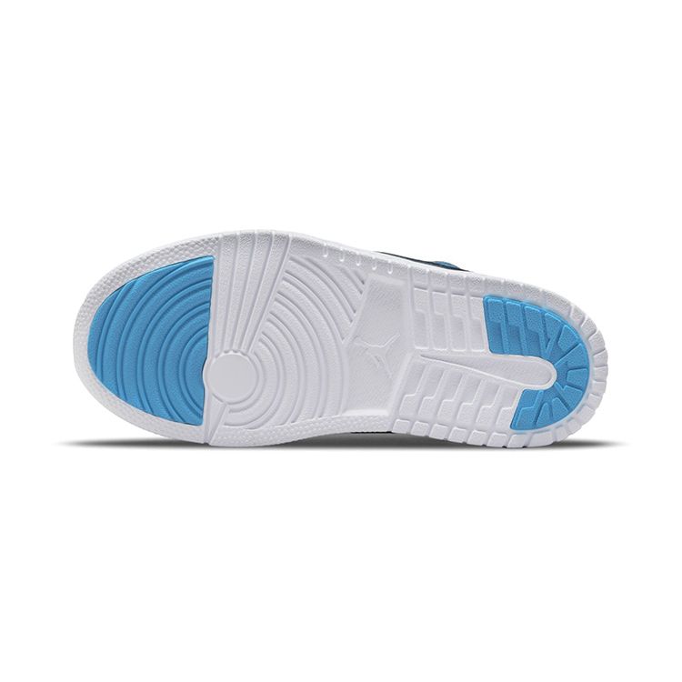 Детские кроссовки Air Jordan 1 Low ALT PS UNC Белый Темно-Пудрово-Синий Обсидиан BQ6066-144