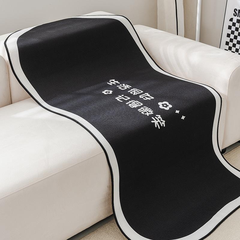Special-Shaped Sofa Cushion Chenille Irregular Cushion Non-Slip Sofa Cover Cloth Four Seasons Universal Cover Cover Skin Anti-Cat Scratch