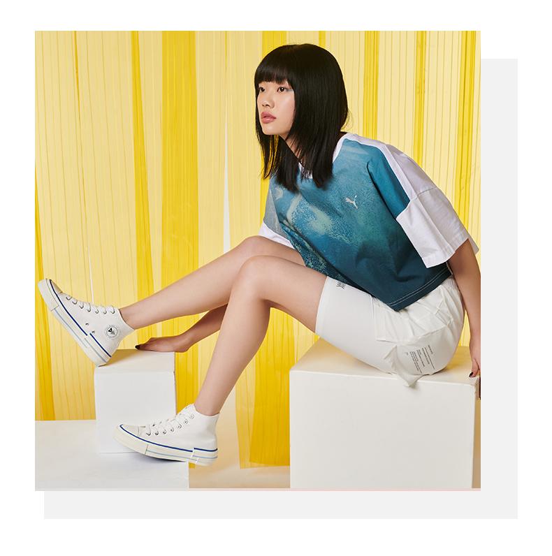 ISTEP high top lace up canvas shoes HYGW21106