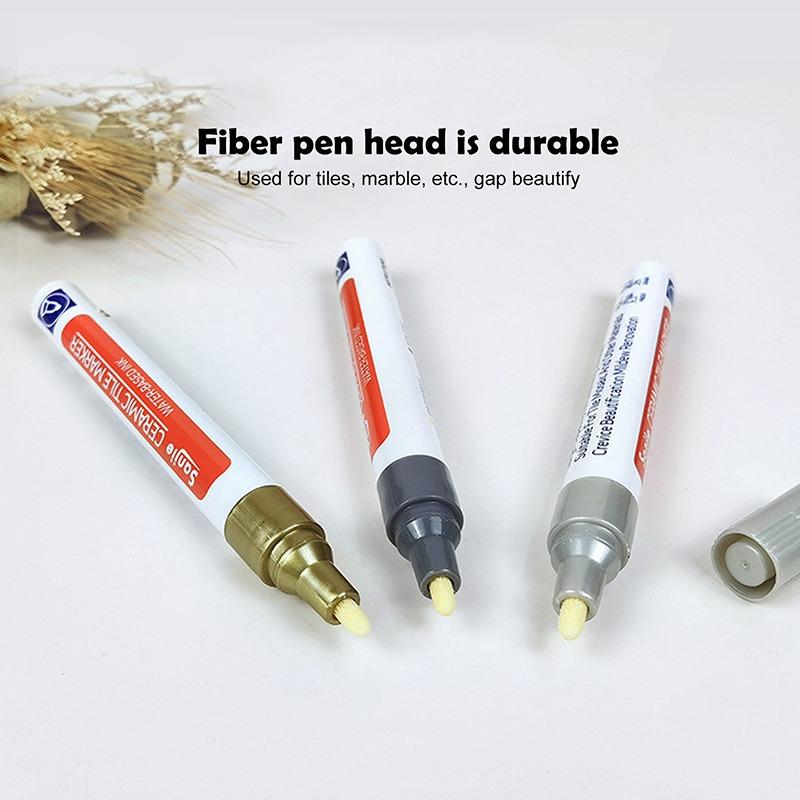 Водонепроницаемая белая затирка для плитки, маркер для затирки стен, ручка для дезинфекции швов, ручки для ремонта стен, пола в ванной