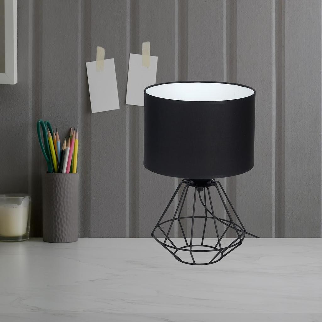 Lampa Stołowa Colin 1 E27 Czarny Milagro Mlp4792