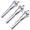 Luxury Gold Silver Trumpet Mouthpiece 3C 5C 7C, Professional Grade For Rich Best Sound, Advanced Player Gift,