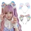 Cosplay Headpiece Beast Wolf Hair Hoop Cartoon Kitten Hair Styling for Halloween Headband Cartoon Kitten Animal Carnivals