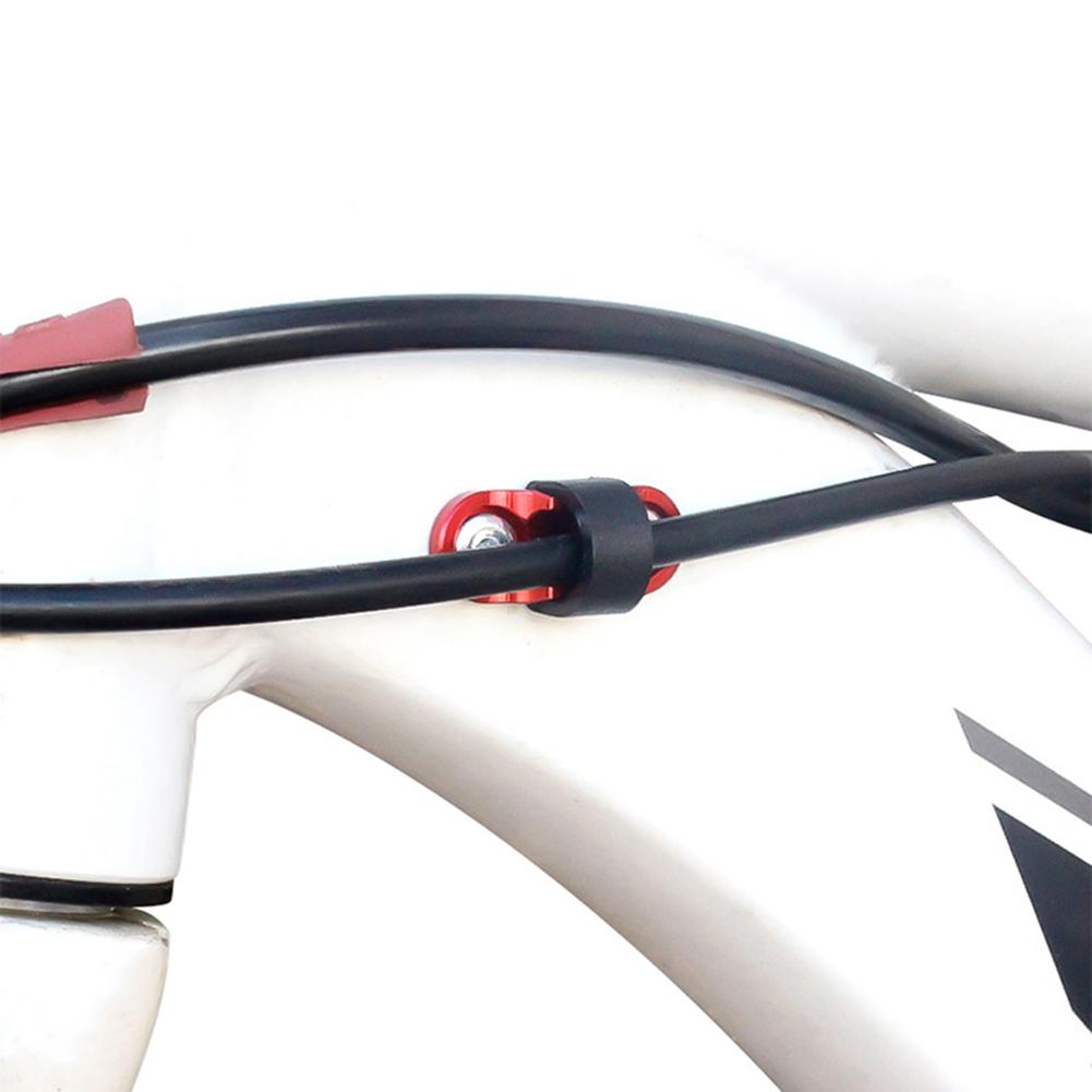 Bicycle Brake  Cable Line Pipe Buckle CNC Base For MTB Road Bike Fixie Gear