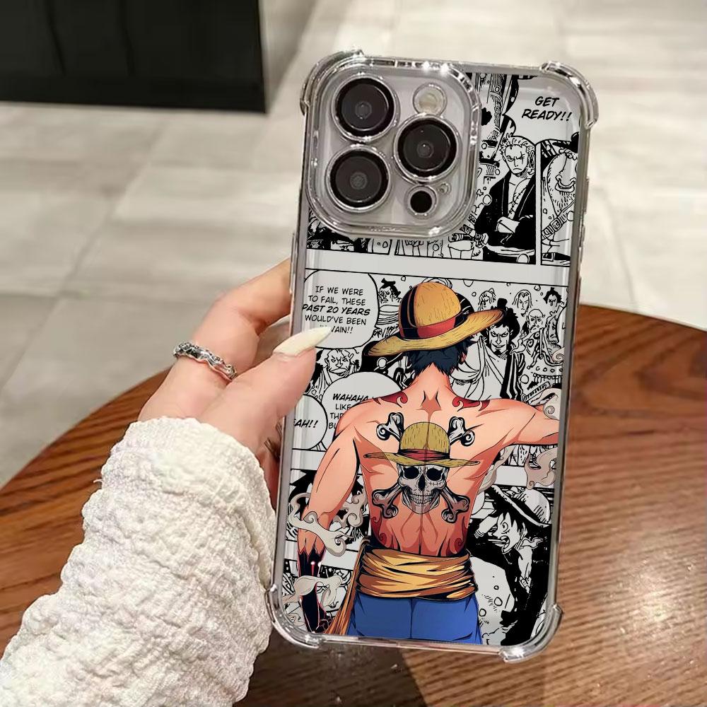 Аниме O-One Pieces Шанкс Мягкий Чехол Для iPhone 17 Pro 16 15 14 13 12 11 Pro Max Чехол 17 Plus 17E 16E 17Air Силиконовый Чехол для Телефона